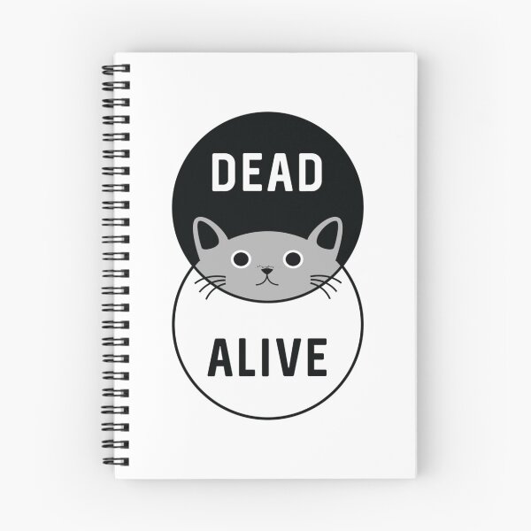 Item preview, schrodinger's cat dead or alive! designed and sold by Ferrerousseau.