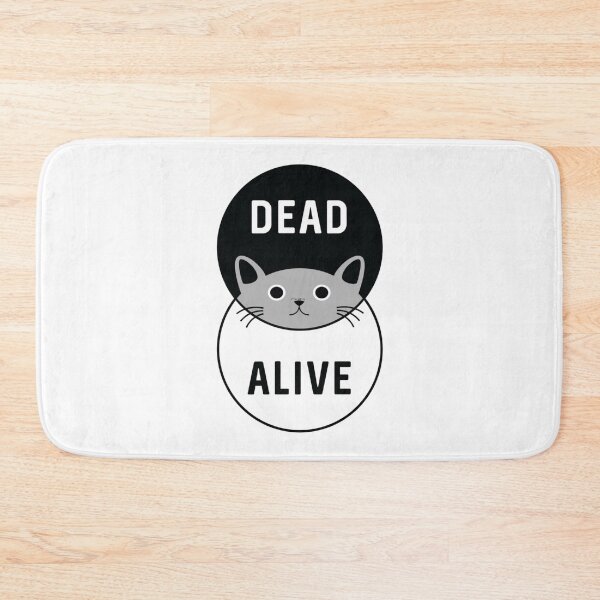 Item preview, schrodinger's cat dead or alive! designed and sold by Ferrerousseau.