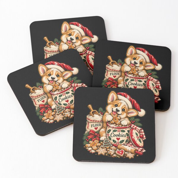 Item preview, Short Legs, Big Holiday Cheer — Christmas Corgi Illustration designed and sold by Crystal-Tree.