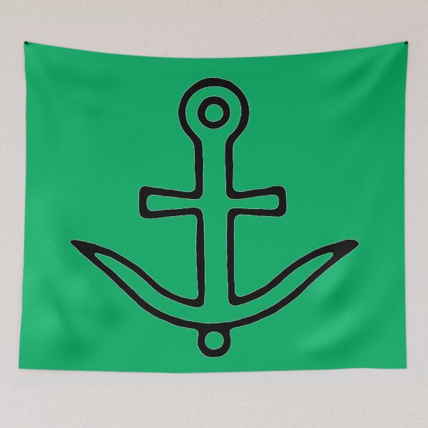 Item preview, The Iron Crucifix of the Abyss: Anchor of Salvation Art Print designed and sold by FreiherrPK.