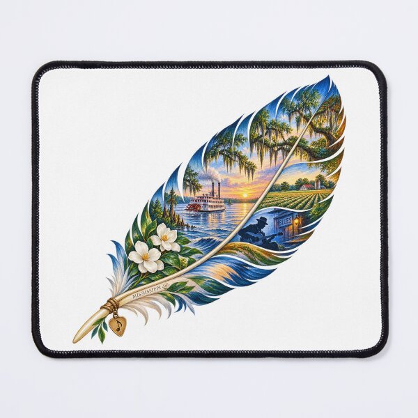 Item preview, Mississippi River Soul Feather designed and sold by Whimspired By Paxx.