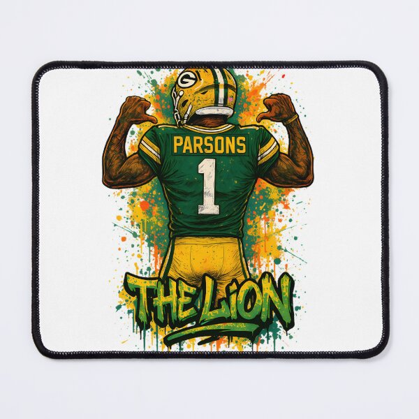 Item preview, Micah Parsons Lion Artwork Inspired by Green Bay Packers Colors designed and sold by ARTBYRA.