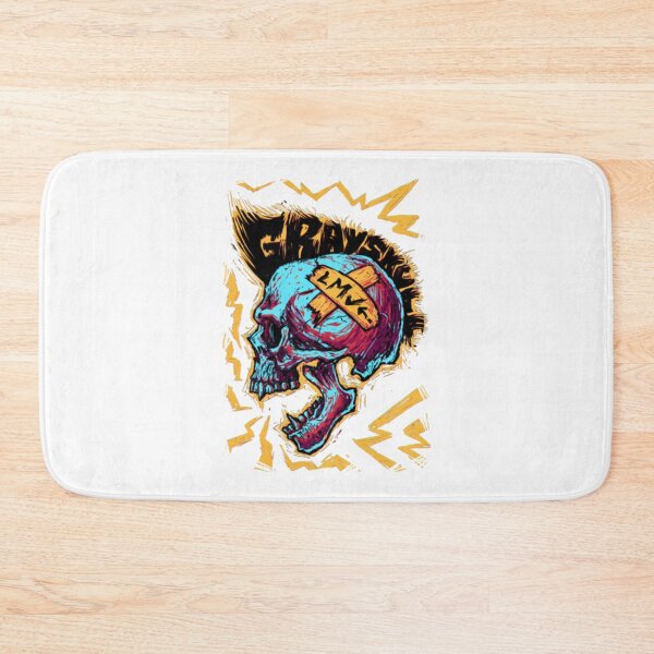 Item preview, screaming punk skull rock designed and sold by Ferrerousseau.