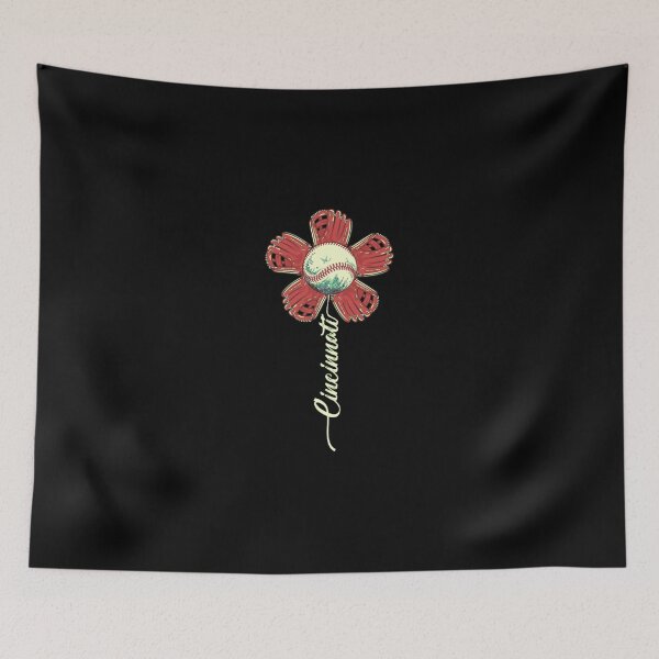 Item preview, Creative Baseball Mitt Flower Blossom Cursive Typography designed and sold by PeterKoeni.