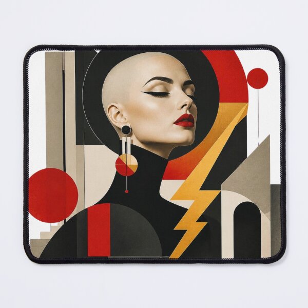 Item preview, ArtGeometricModernistWomanPortrait designed and sold by Artrendzs.