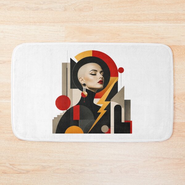 Item preview, ArtGeometricModernistWomanPortrait designed and sold by Artrendzs.