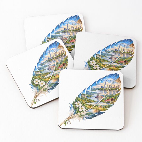 Item preview, Missouri River Feather designed and sold by Whimspired By Paxx.