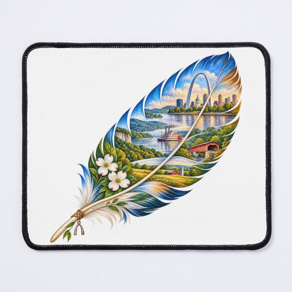 Item preview, Missouri River Feather designed and sold by Whimspired By Paxx.