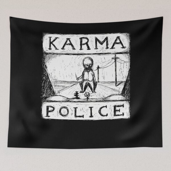 Item preview, Karma Police Music Video Illustration designed and sold by audreysanders21.