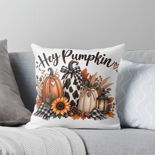 Item preview, Hey Pumpkin Autumn Fall Design designed and sold by Wild Ink Studio by Barbara.