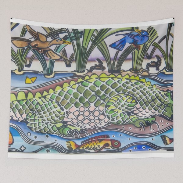 Item preview, Alligator in Marsh Grass by Walter Anderson designed and sold by namikikkik.