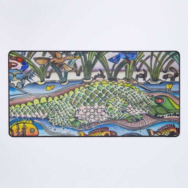 Item preview, Alligator in Marsh Grass by Walter Anderson designed and sold by namikikkik.