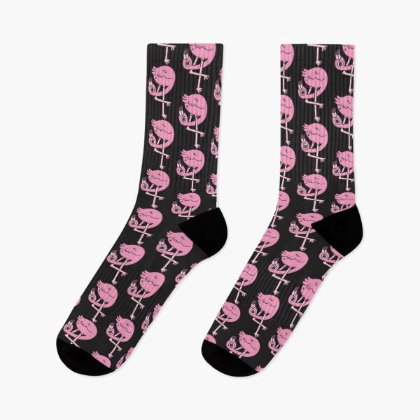 Item preview, Humorous Flamingo Illustration Looking Back at Its Tail designed and sold by YOJAN1501.