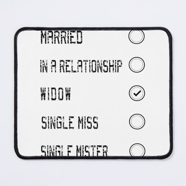 Item preview, Family Status Widow - Elegant and Respectful Design designed and sold by hichemmaache.