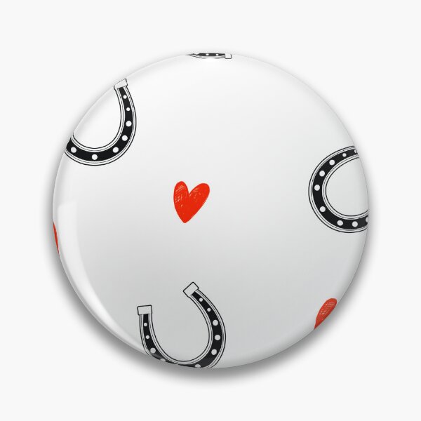 Item preview, Western Horseshoe Heart Pattern – Cute Country Design designed and sold by lunadesignsmoon.
