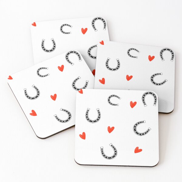 Item preview, Western Horseshoe Heart Pattern – Cute Country Design designed and sold by lunadesignsmoon.