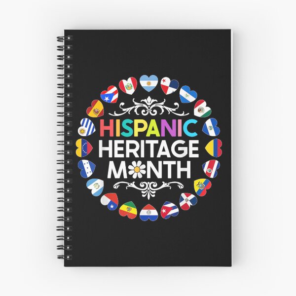 Item preview, National Hispanic Heritage Month All Countries Flags Hearts designed and sold by DunciOcukino.
