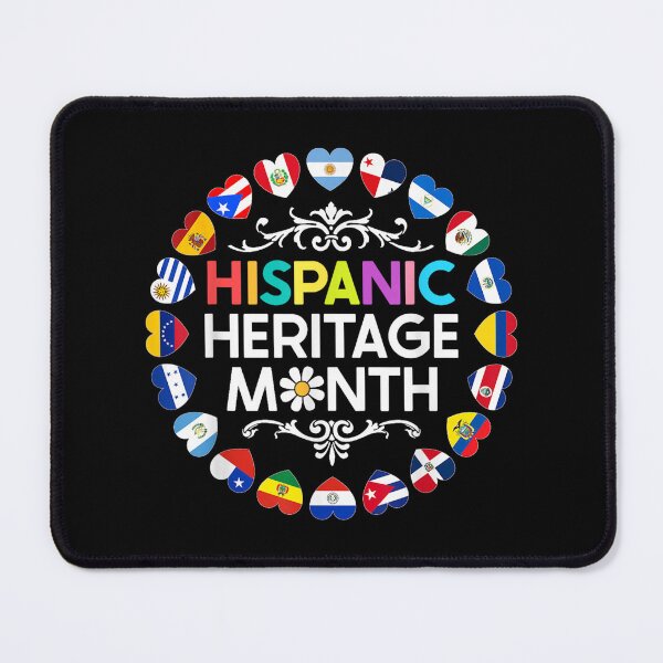Item preview, National Hispanic Heritage Month All Countries Flags Hearts designed and sold by DunciOcukino.
