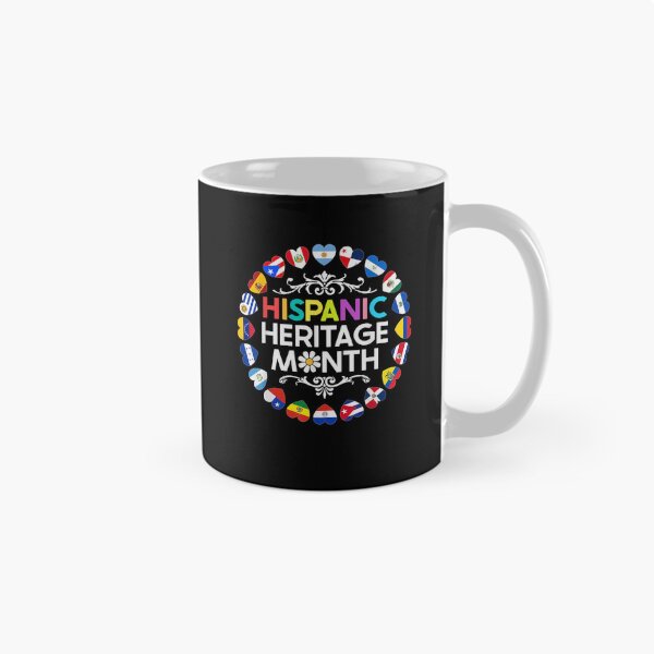 Item preview, National Hispanic Heritage Month All Countries Flags Hearts designed and sold by DunciOcukino.