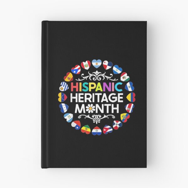 Item preview, National Hispanic Heritage Month All Countries Flags Hearts designed and sold by DunciOcukino.