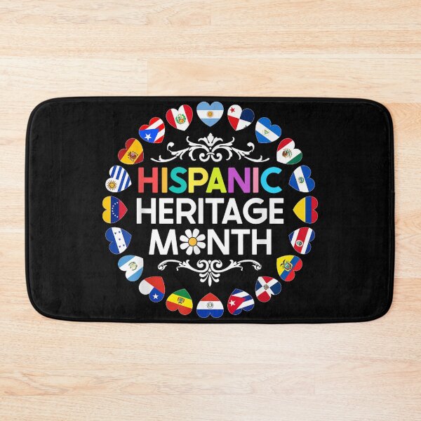 Item preview, National Hispanic Heritage Month All Countries Flags Hearts designed and sold by DunciOcukino.