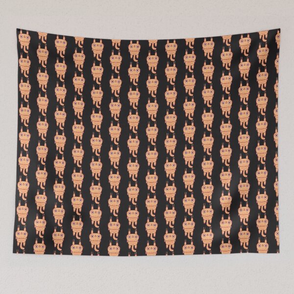 Item preview, Funny Tabby Cat Hanging On with Claws Cute Cat Climbing Illustration designed and sold by YOJAN1501.