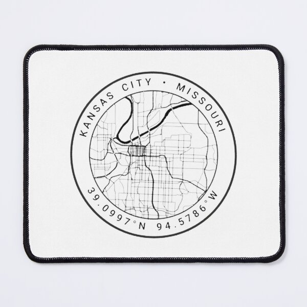 Item preview, Detailed Kansas City Map Art Print with Street and Neighborhood Layout designed and sold by Valdodesign.