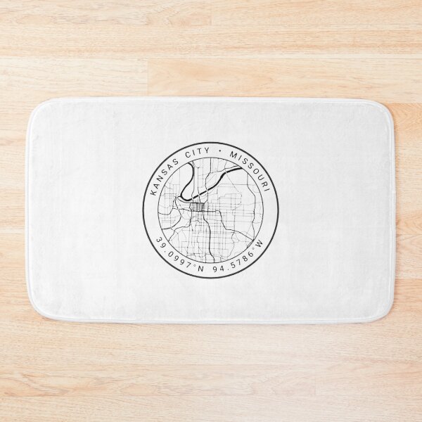 Item preview, Detailed Kansas City Map Art Print with Street and Neighborhood Layout designed and sold by Valdodesign.