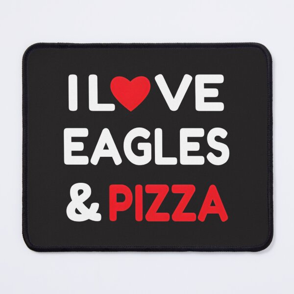 Item preview, I Love Eagles and Pizza Graphic Design for Animal and Food Lovers designed and sold by KARIM Moustaid.