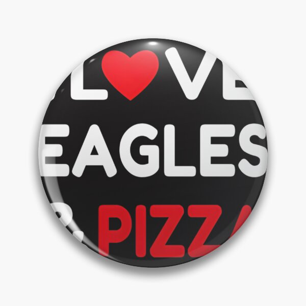 Item preview, I Love Eagles and Pizza Graphic Design for Animal and Food Lovers designed and sold by KARIM  Moustaid.