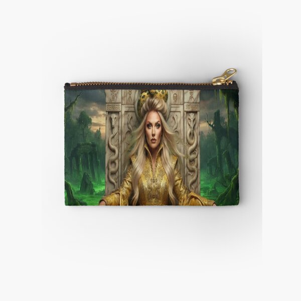 Item preview, Dark Forest Medusa Queen on Throne Fantasy Art designed and sold by AfresStudio.
