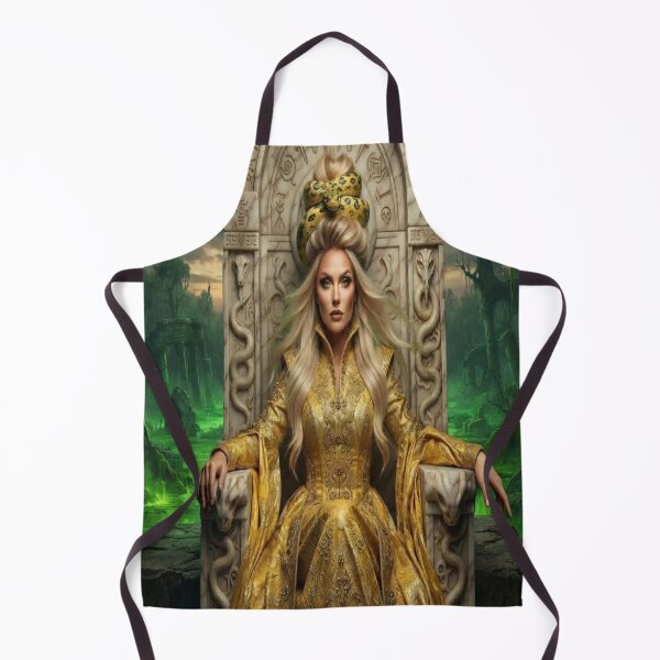 Item preview, Dark Forest Medusa Queen on Throne Fantasy Art designed and sold by AfresStudio.
