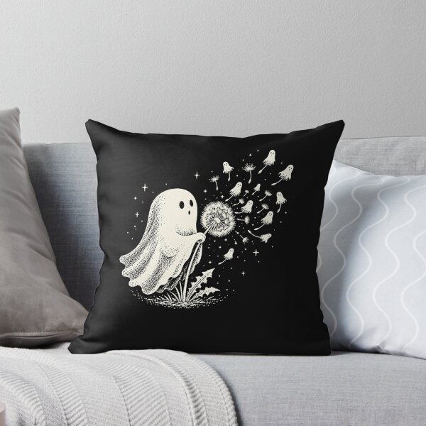 Item preview, Cute Ghost Blowings Dandelion Wish Funny Halloween Spooky Men Women designed and sold by MarneeLosurdo.