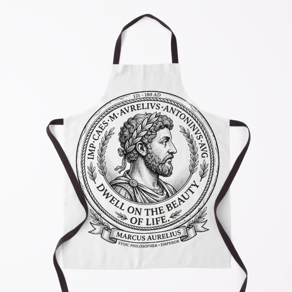 Item preview, Marcus Aurelius Stoic Quotes Line Art designed and sold by OzzFrequency.