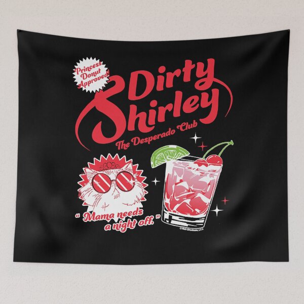 Item preview, Dirtys Shirley Desperado Club Ad with Princess Donut Books Men Women designed and sold by MarneeLosurdo.