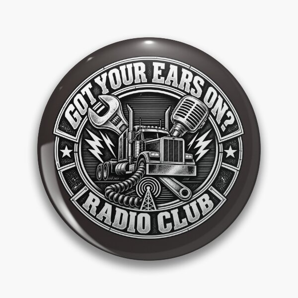 Item preview, Got Your Ears On Radio Club - Semi Truck CB Mic Wrench Art designed and sold by NomadForge.