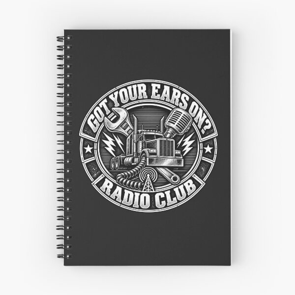 Item preview, Got Your Ears On Radio Club - Semi Truck CB Mic Wrench Art designed and sold by NomadForge.