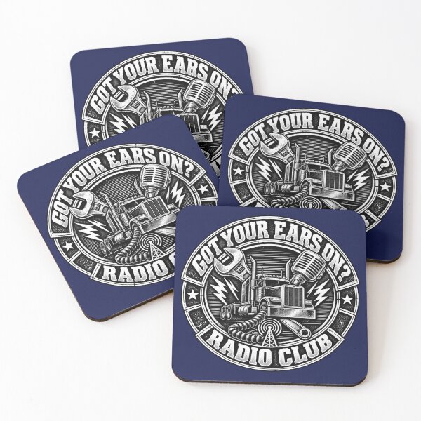 Item preview, Got Your Ears On Radio Club - Semi Truck CB Mic Wrench Art designed and sold by NomadForge.