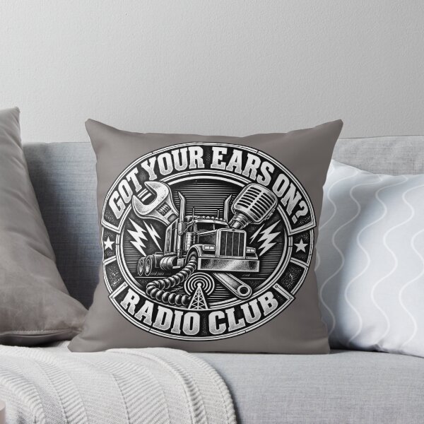 Item preview, Got Your Ears On Radio Club - Semi Truck CB Mic Wrench Art designed and sold by NomadForge.