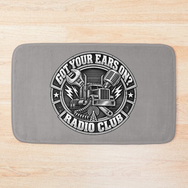 Item preview, Got Your Ears On Radio Club - Semi Truck CB Mic Wrench Art designed and sold by NomadForge.