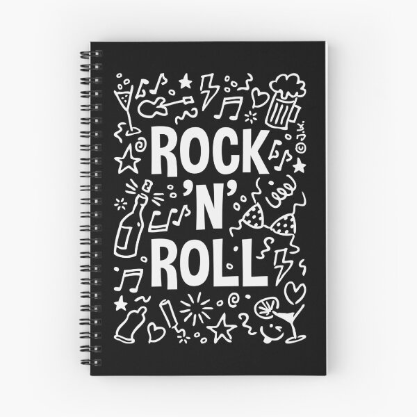 Item preview, Rock 'n' Roll (Music / Party / Funny / Scribble / White) designed and sold by Roderix.