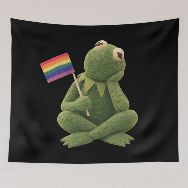 Item preview, Kermit Pride Flag designed and sold by delila8a8e.