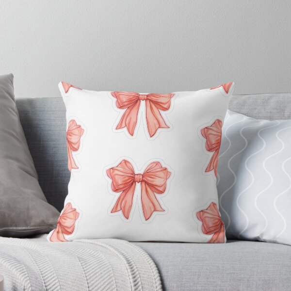 Item preview, Cute Pink Ribbon Bow Illustration - Coquette Aesthetic Ribbon Sticker designed and sold by ArtByPrachii.