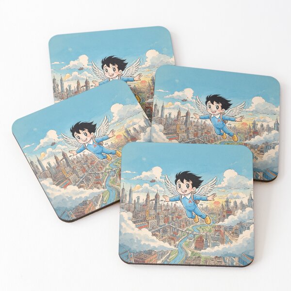 Item preview, Cute Funny Flying Boy With Wings designed and sold by Home Decor Art.