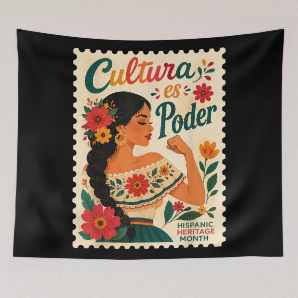 Item preview, Cultura ES Poder Hispanic Heritage Shirts Latina Empowerment designed and sold by LittleNhutton.