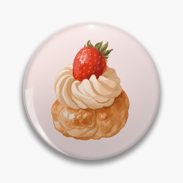 Item preview, Strawberry Cream Puff designed and sold by sakurashorty.