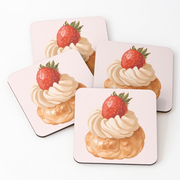 Item preview, Strawberry Cream Puff designed and sold by sakurashorty.