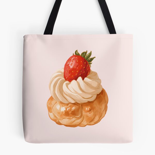 Item preview, Strawberry Cream Puff designed and sold by sakurashorty.