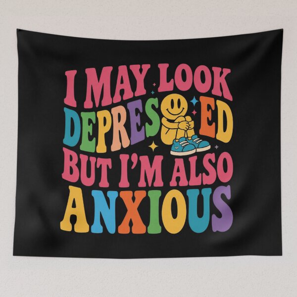 Item preview, Depressed But Also Anxious designed and sold by DiyaLin009.