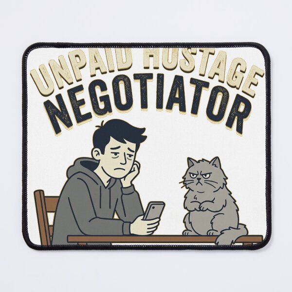 Item preview, I'm not a pet parent. I'm an unpaid hostage negotiator with a fur allergy. designed and sold by jrzvibe.